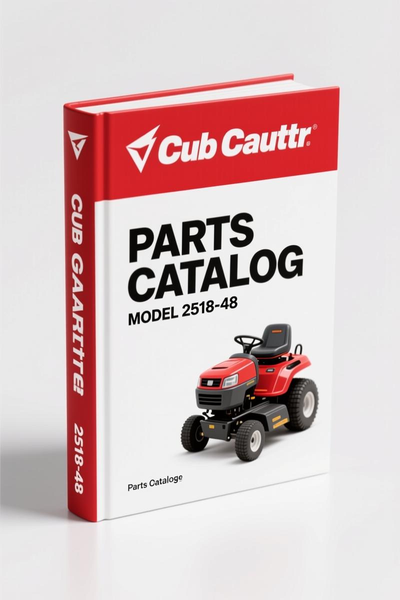 Cub Cadet 2518-48 Parts Catalog – 90 Pages OEM Part Numbers