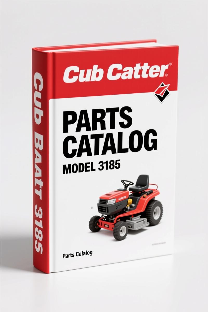 Cub Cadet 3185 Parts Catalog – 58-Page OEM Factory Document