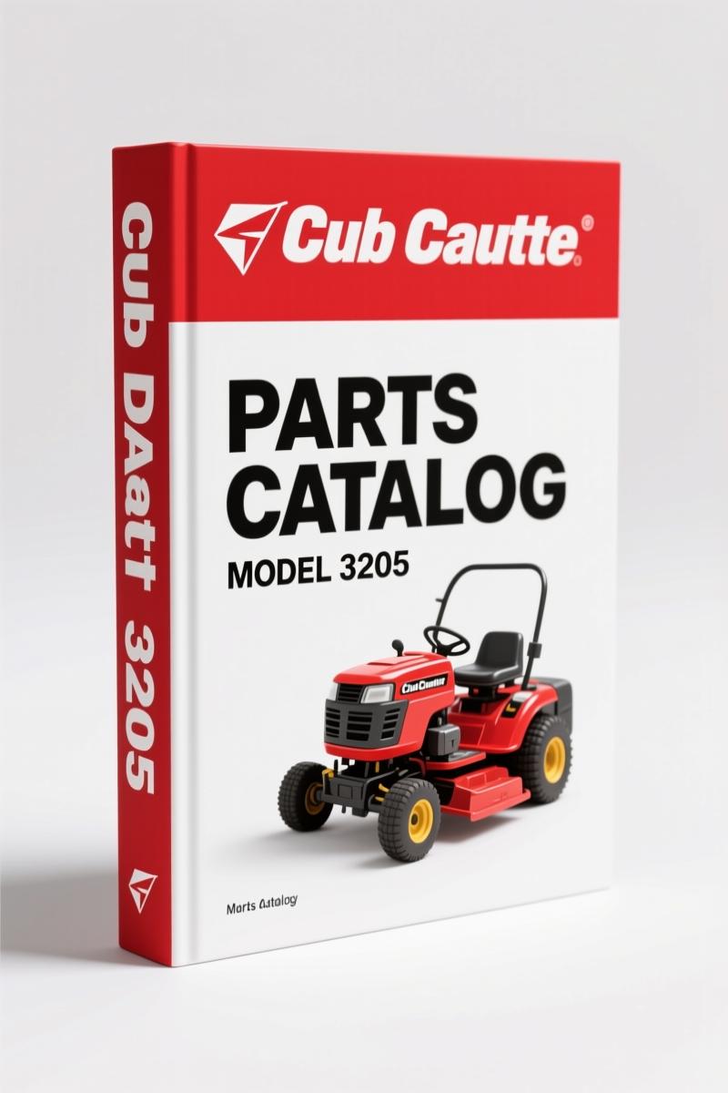 Cub Cadet 3205 Parts Catalog – 66 Pages of OEM Part Numbers & Exploded Views