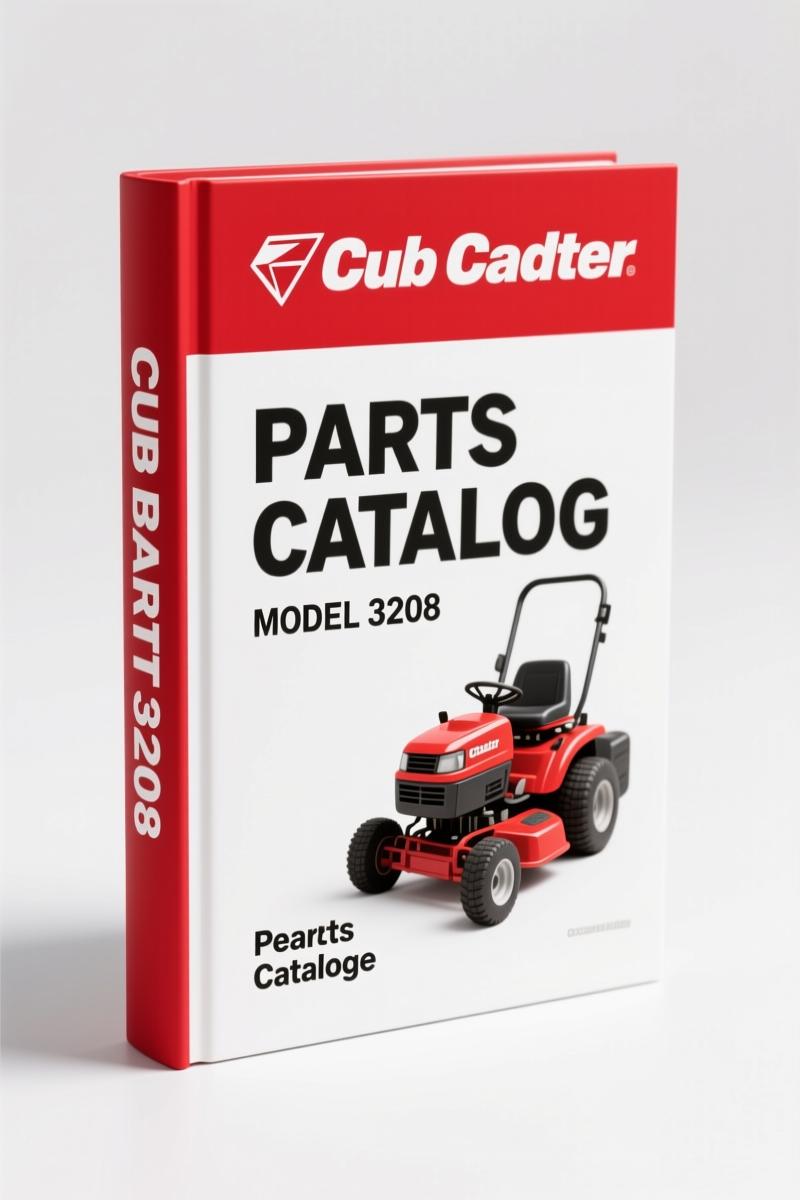 Cub Cadet 3208 Parts Catalog – 64 Pages, OEM Part Numbers