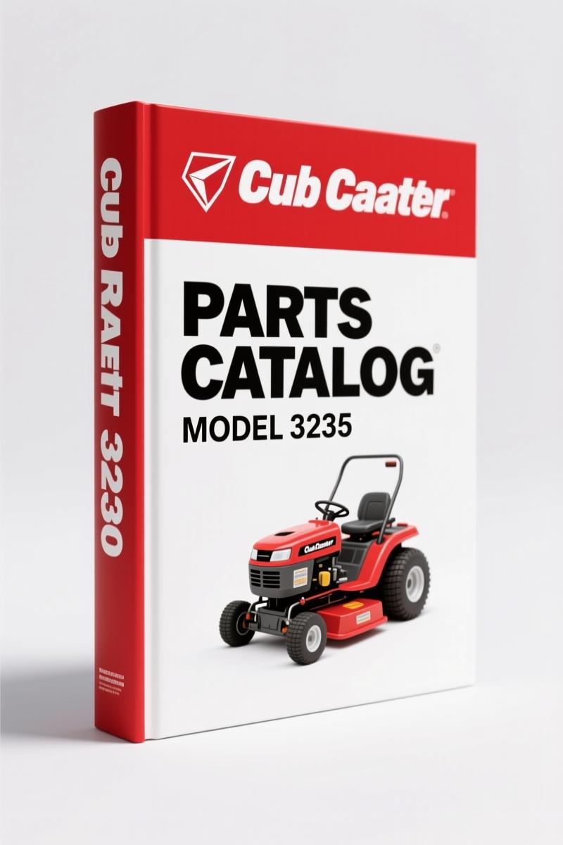Cub Cadet 3235 Parts Catalog – 62-Page OEM Component Guide