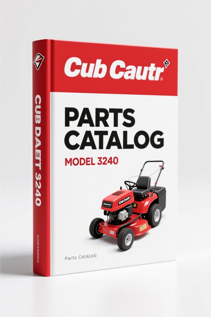 Cub Cadet 3240 Parts Catalog – OEM Exploded Views & Part Numbers