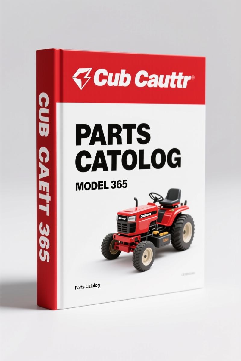 Cub Cadet 365 2001 Parts Catalog – OEM Exploded Views & Part Numbers
