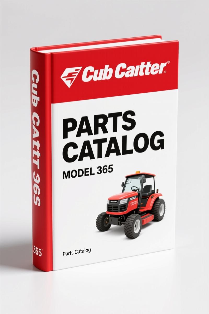 Cub Cadet 365 Parts Catalog – 48 Pages OEM Exploded Views
