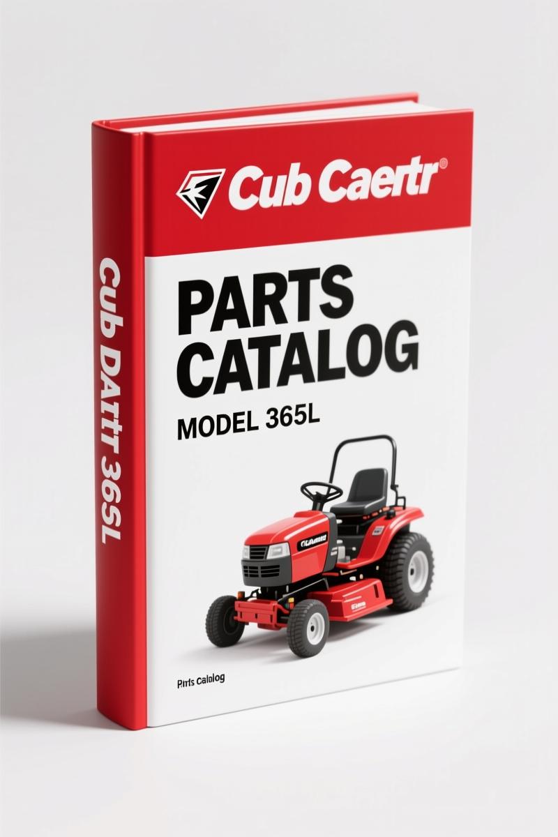 Cub Cadet 365L 2001 Parts Catalog – OEM Exploded Views & Part Numbers