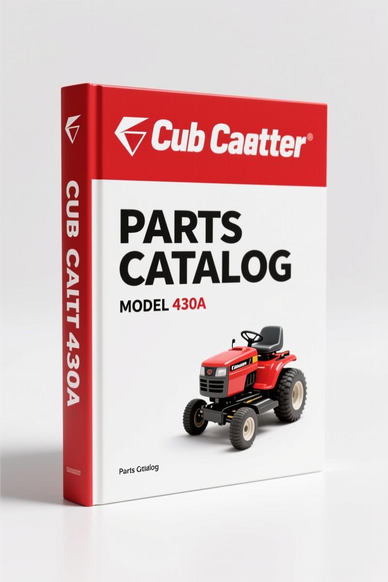 Cub Cadet 430A Parts Catalog – 58 Pages of OEM Part Numbers