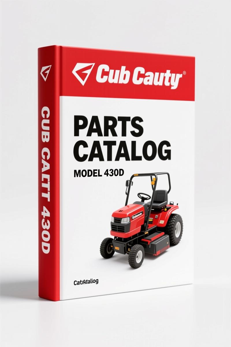 Cub Cadet 430D Parts Catalog – 58 Pages of OEM Part Numbers for Utility Vehicle