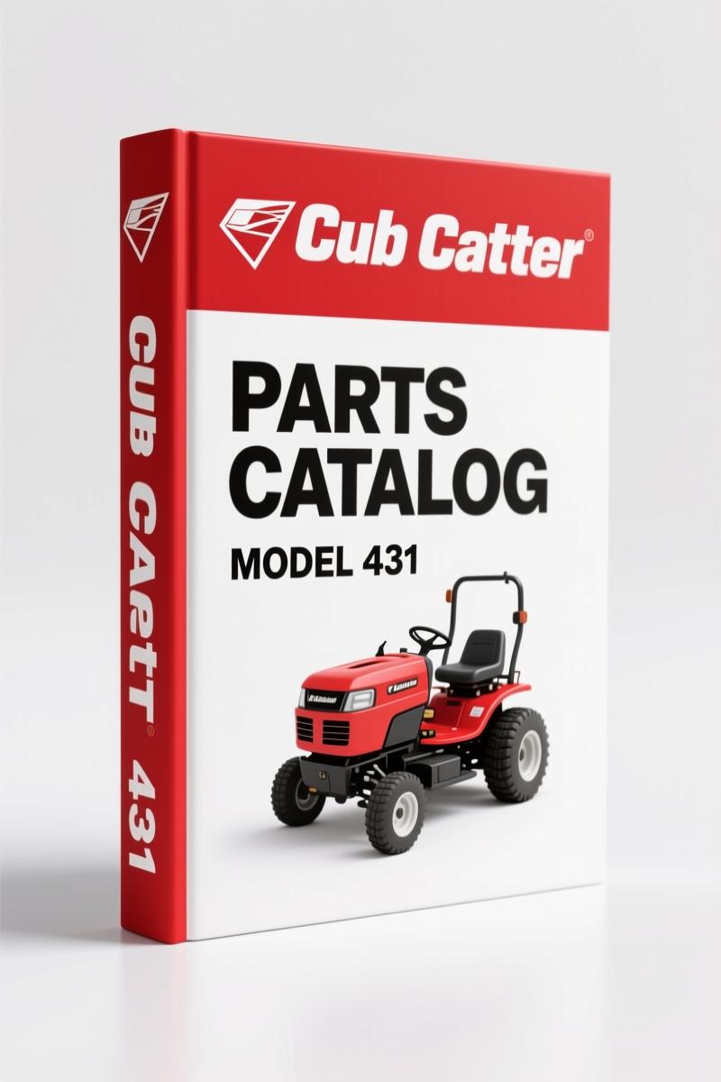 Cub Cadet 431 Parts Catalog – 74 Pages OEM Part Numbers