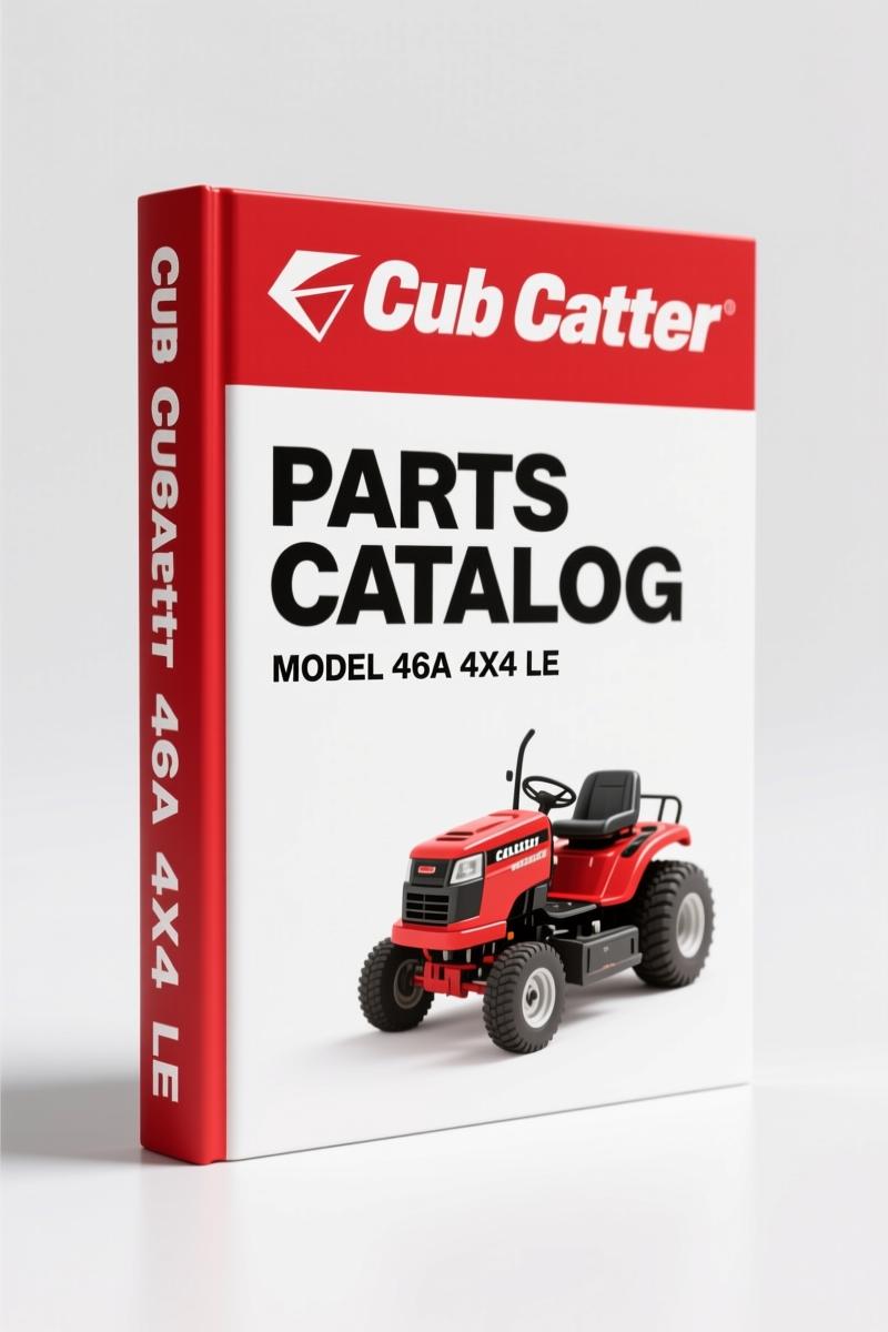 Cub Cadet 46A 4X4 LE Parts Catalog – 53 Pages OEM Data