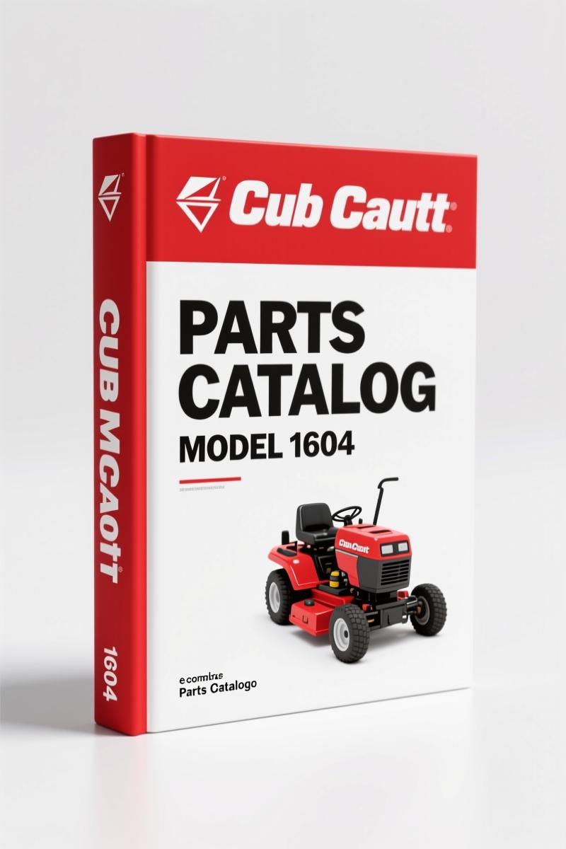 Cub Cadet 1604, 1606, 580, 582 Parts Catalog – 112 Pages of OEM Part Numbers