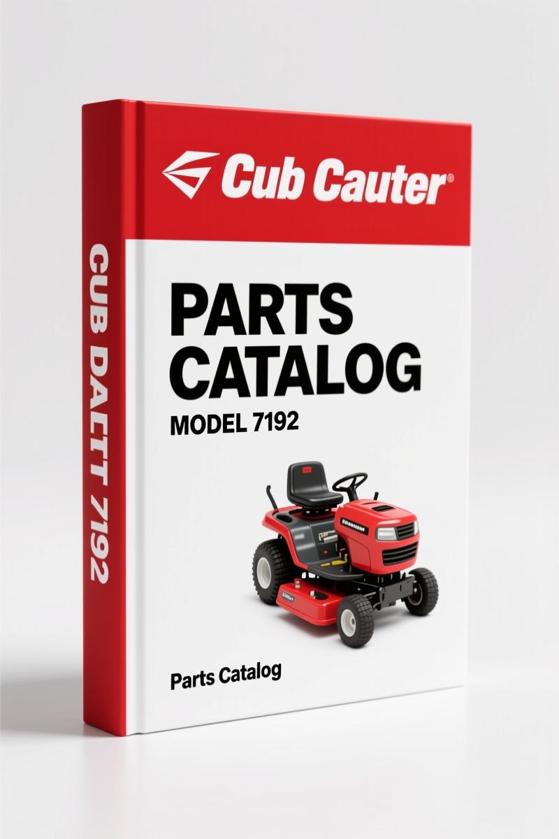 Cub Cadet 7192 Parts Catalog – OEM Exploded Views & Part Numbers