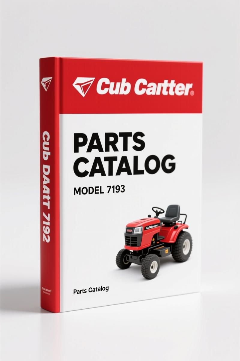 Cub Cadet 7193 Parts Catalog – OEM Exploded Views & Part Numbers