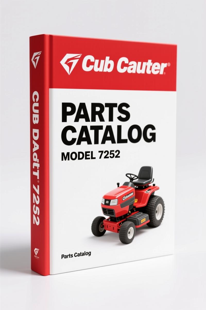 Cub Cadet 7252 Parts Catalog: 68 Pages of OEM Part Numbers