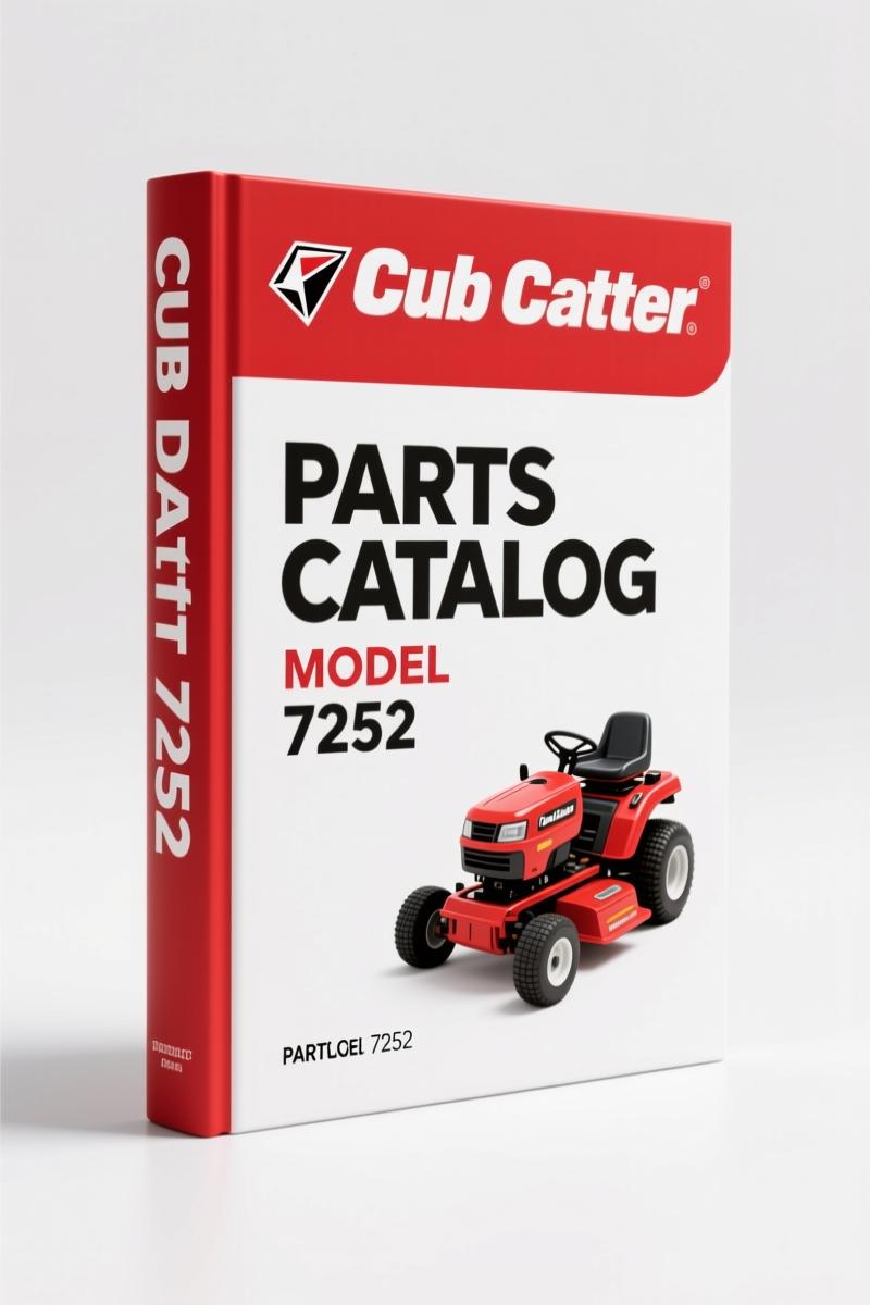 Cub Cadet 7252 Parts Catalog – 70 Pages of OEM Exploded Views