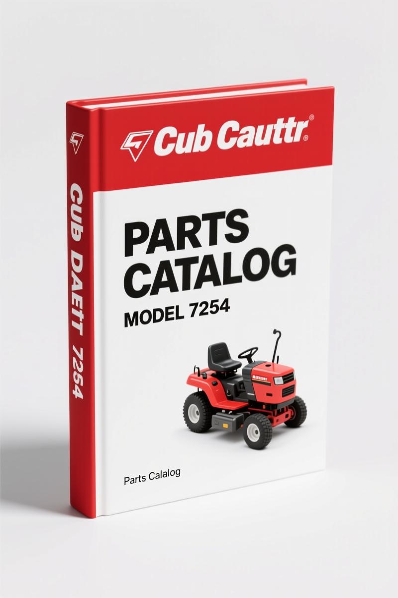 Cub Cadet 7254 Parts Catalog – OEM Exploded Views & Part Numbers
