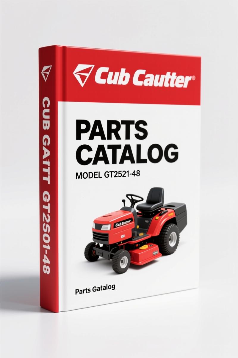 Cub Cadet GT2521-48 Parts Catalog – 69 Pages OEM Part Numbers