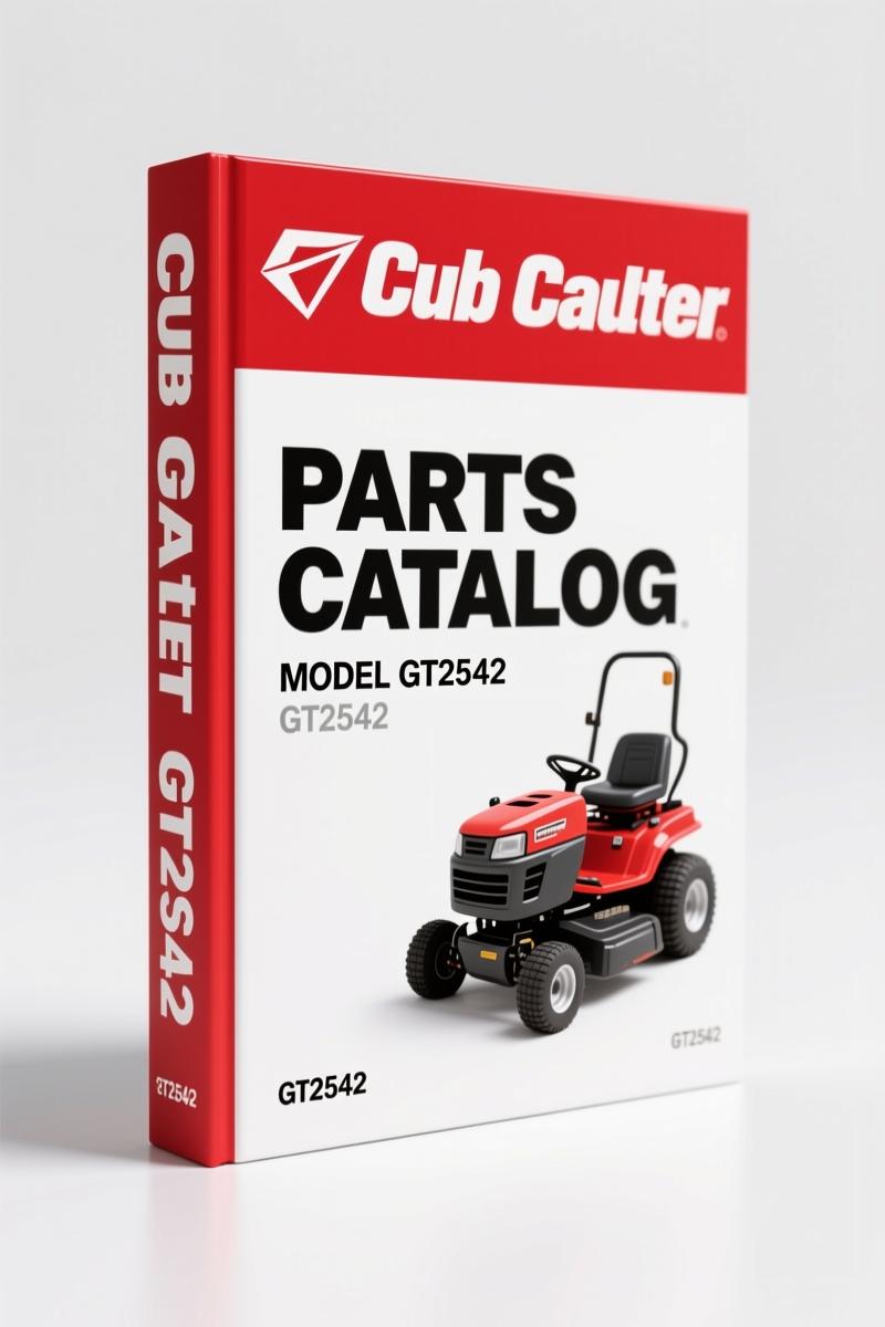 Cub Cadet GT2542 2009 Parts Catalog – OEM Exploded Views