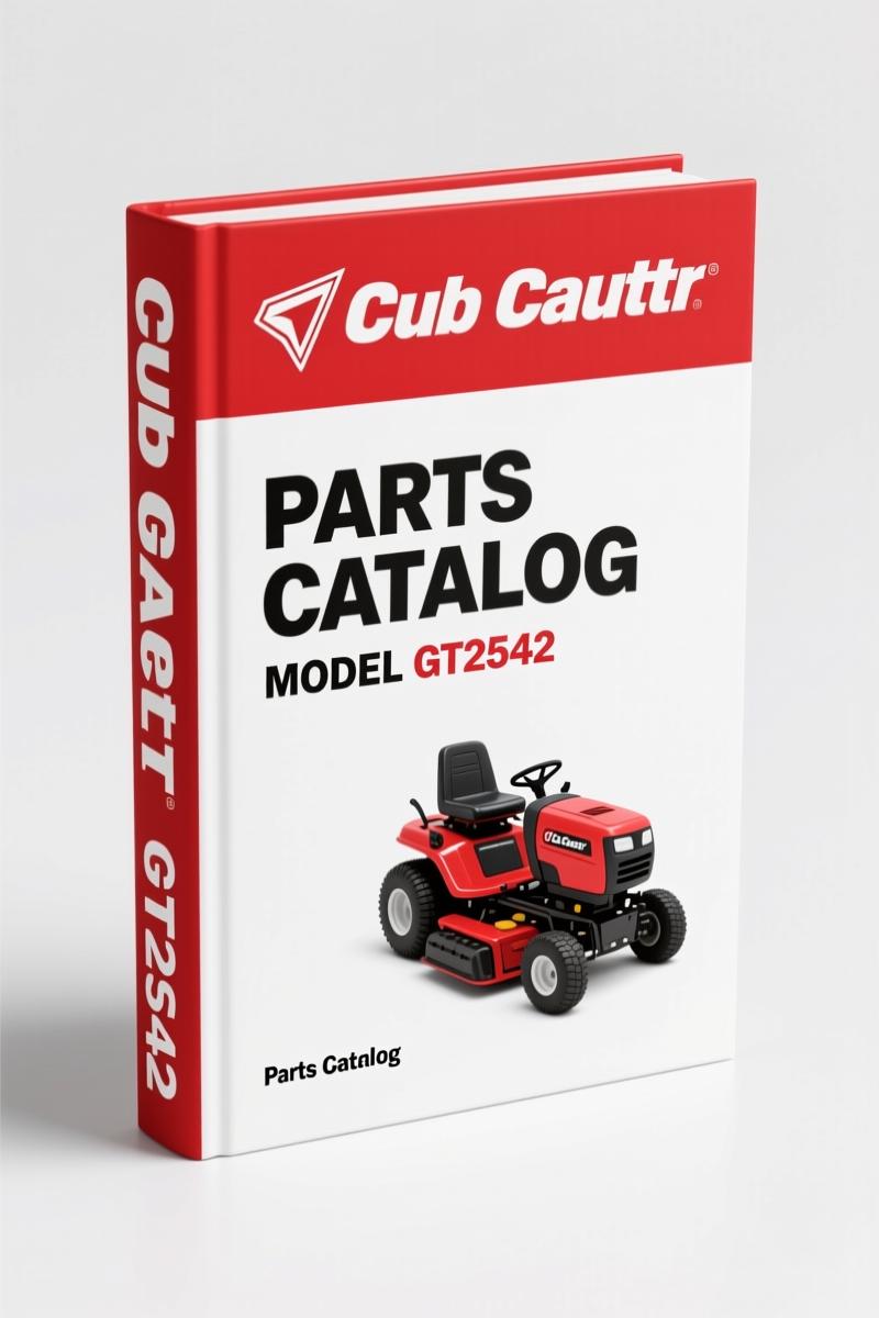Cub Cadet GT2542 Parts Catalog – 85 Pages of OEM Part Data