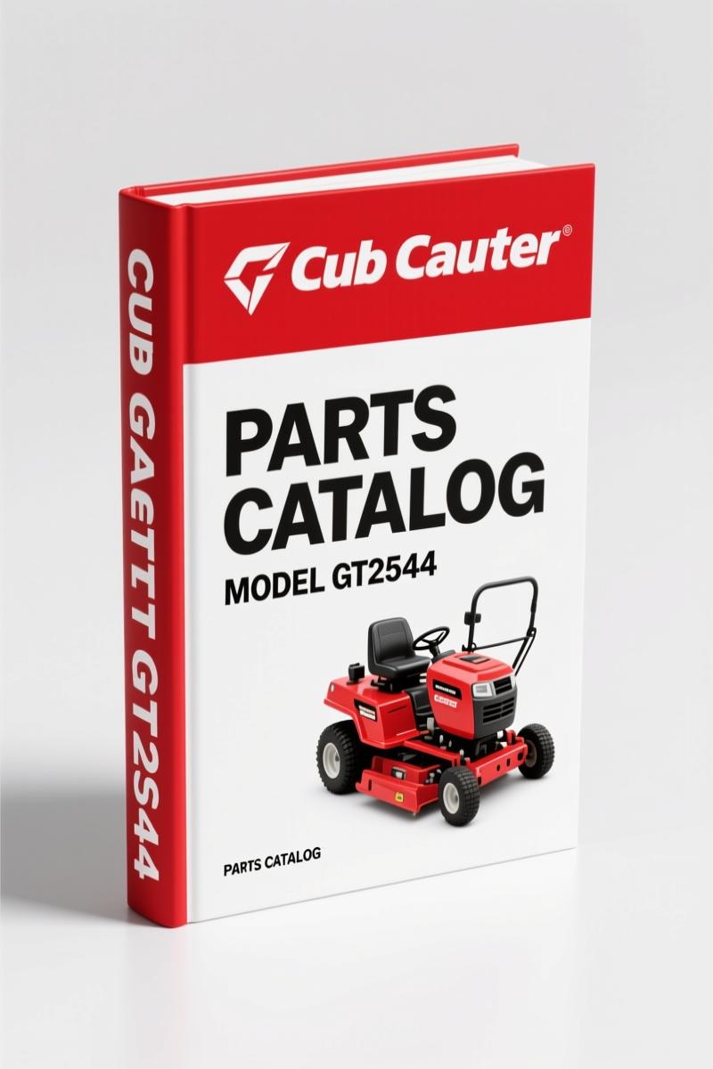 Cub Cadet GT2544 Parts Catalog – 72 Pages of OEM Part Numbers