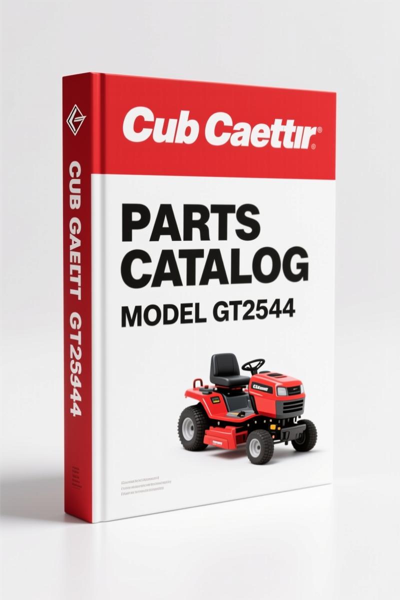 Cub Cadet GT2544 2009 Parts Catalog – OEM Exploded Views & Part Numbers