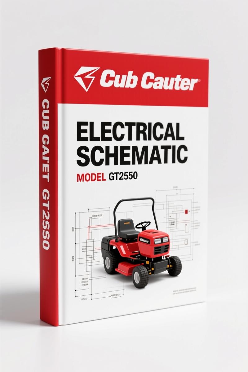 Cub Cadet GT2550 2009 Electrical Schematic – Factory Wiring Data