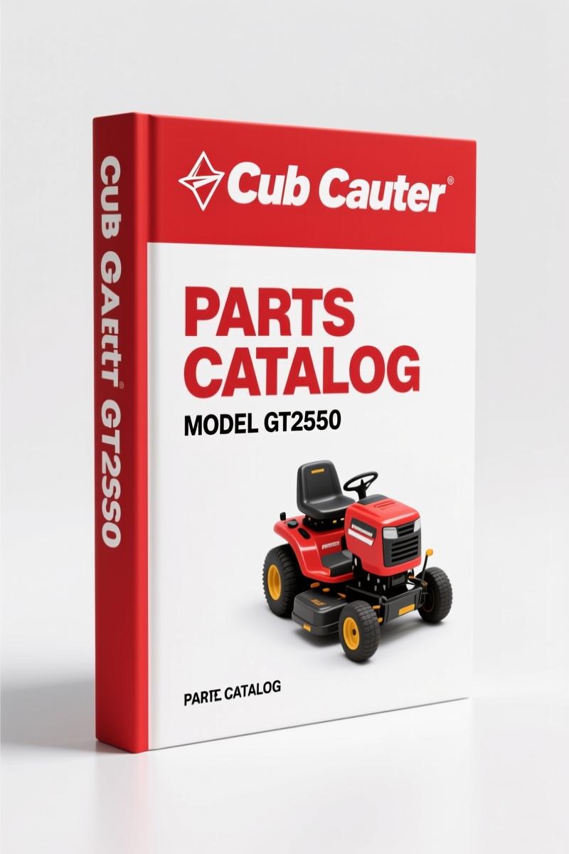 Cub Cadet GT2550 Parts Catalog – 95 Pages of OEM Part Specifications