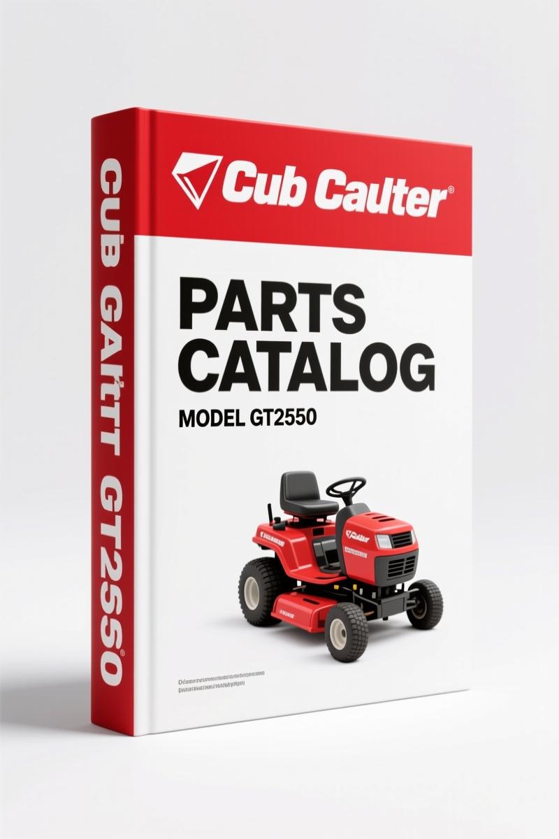 Cub Cadet GT2550 Parts Catalog – OEM Part Numbers for GT2550