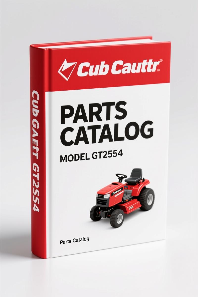 Cub Cadet GT2554 Parts Catalog – 96 Pages of OEM Specs