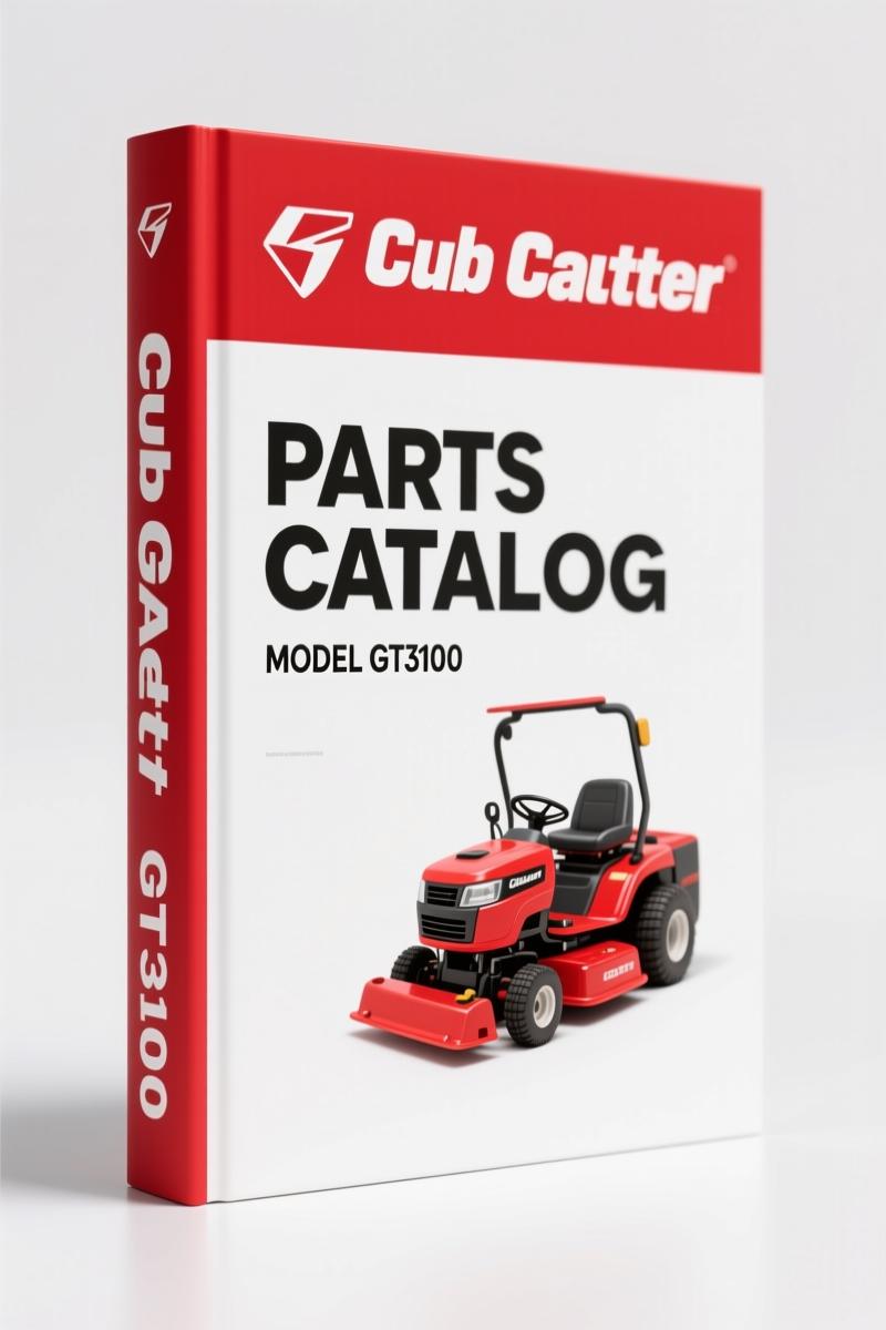 Cub Cadet GT3100 Parts Catalog – 67 Pages of OEM Part Numbers & Exploded Views