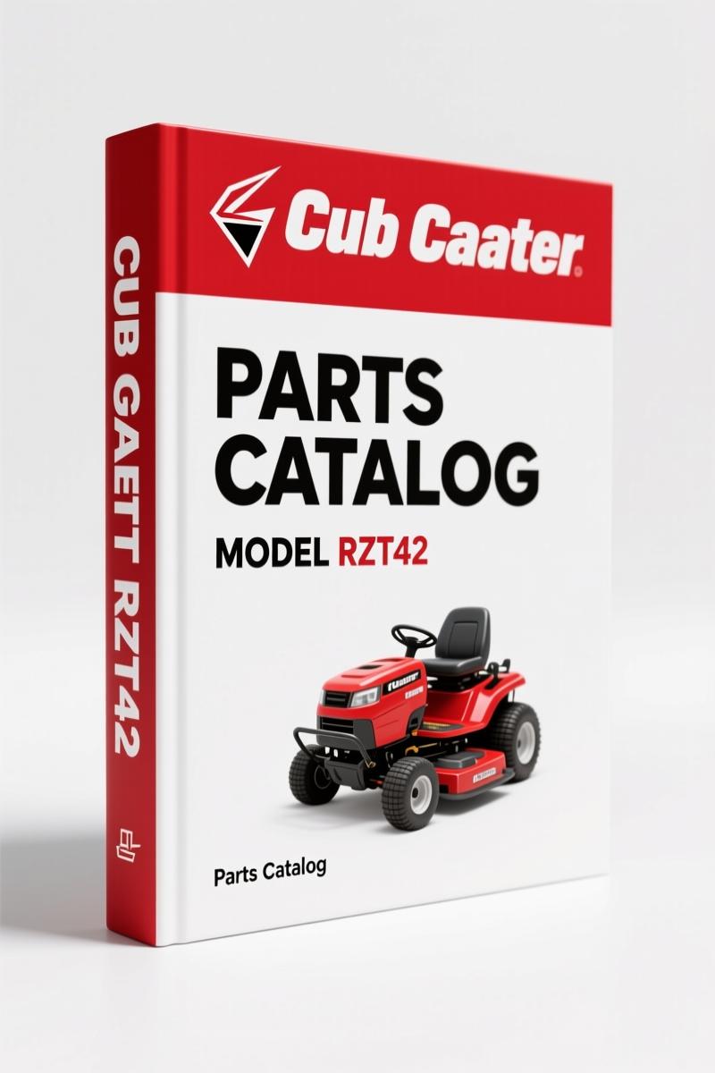 Cub Cadet RZT42 Parts Catalog – 44-Page OEM Parts Manual