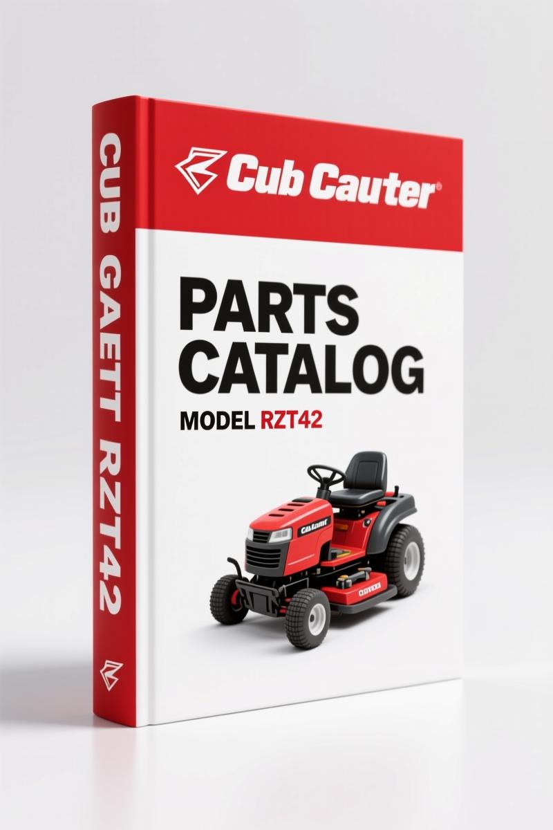 Cub Cadet RZT42 2007 Parts Catalog – 40-Page OEM Parts Manual