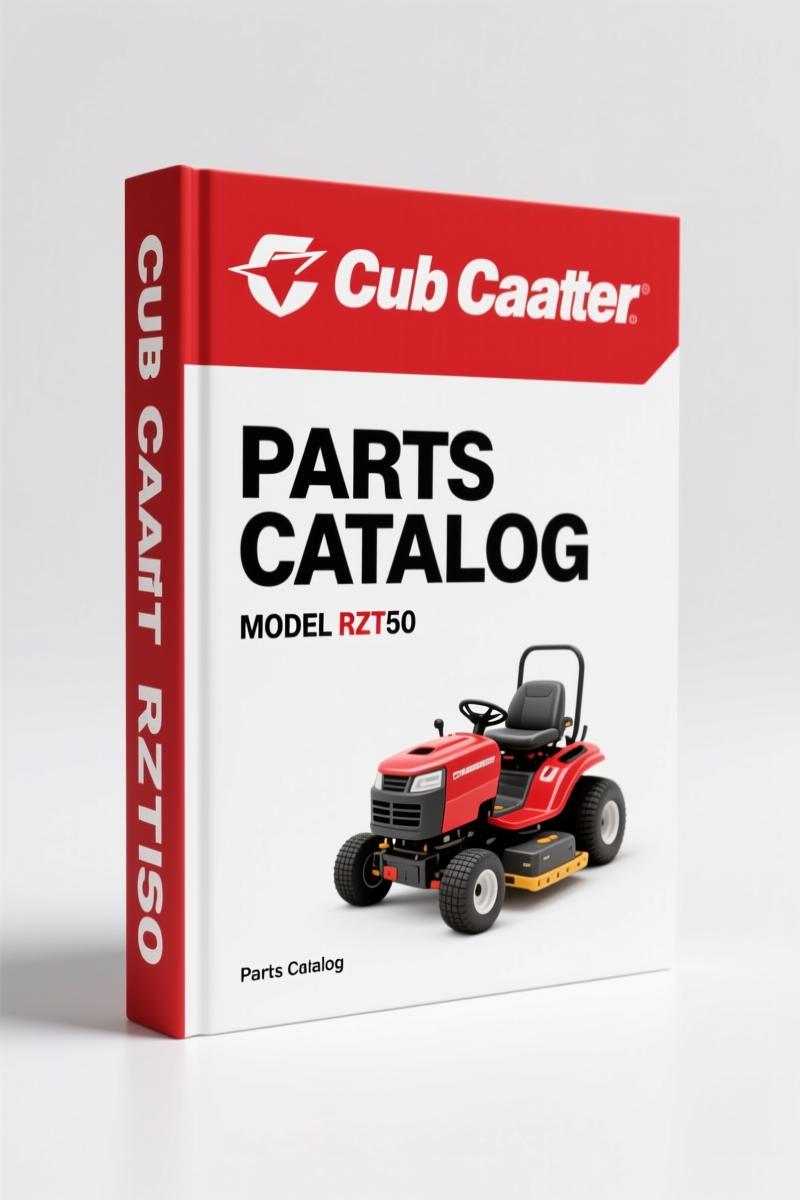 Cub Cadet RZT50 2009 Parts Catalog – 99 Pages of OEM Specs