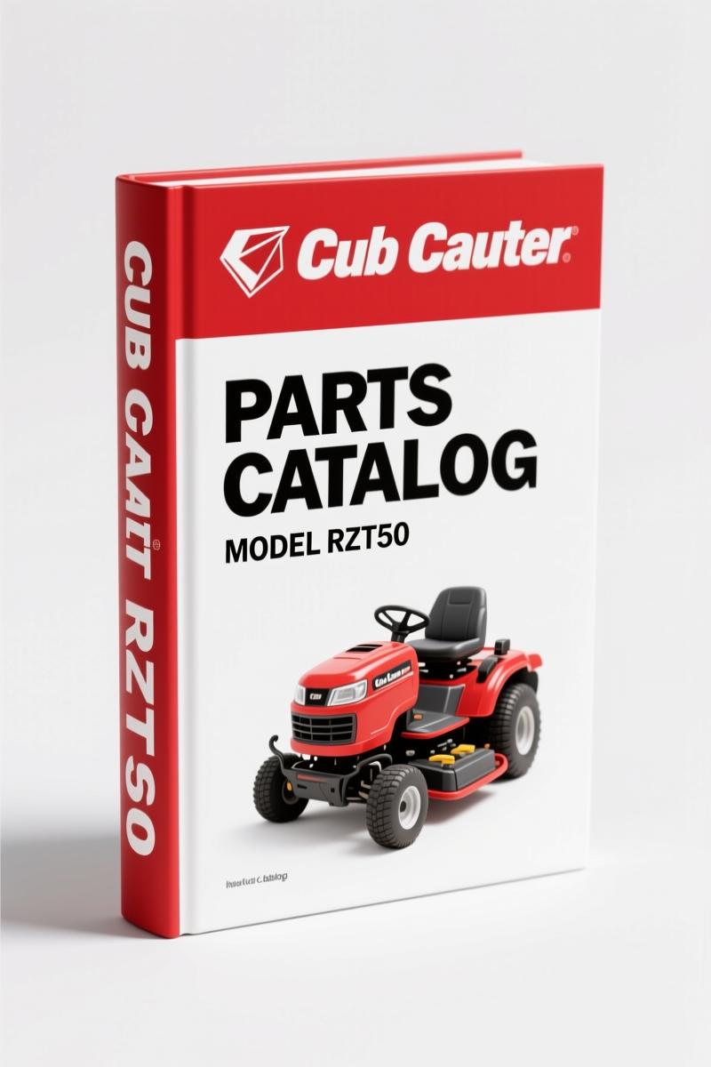 Cub Cadet RZT50 2008 Parts Catalog - OEM Exploded Views
