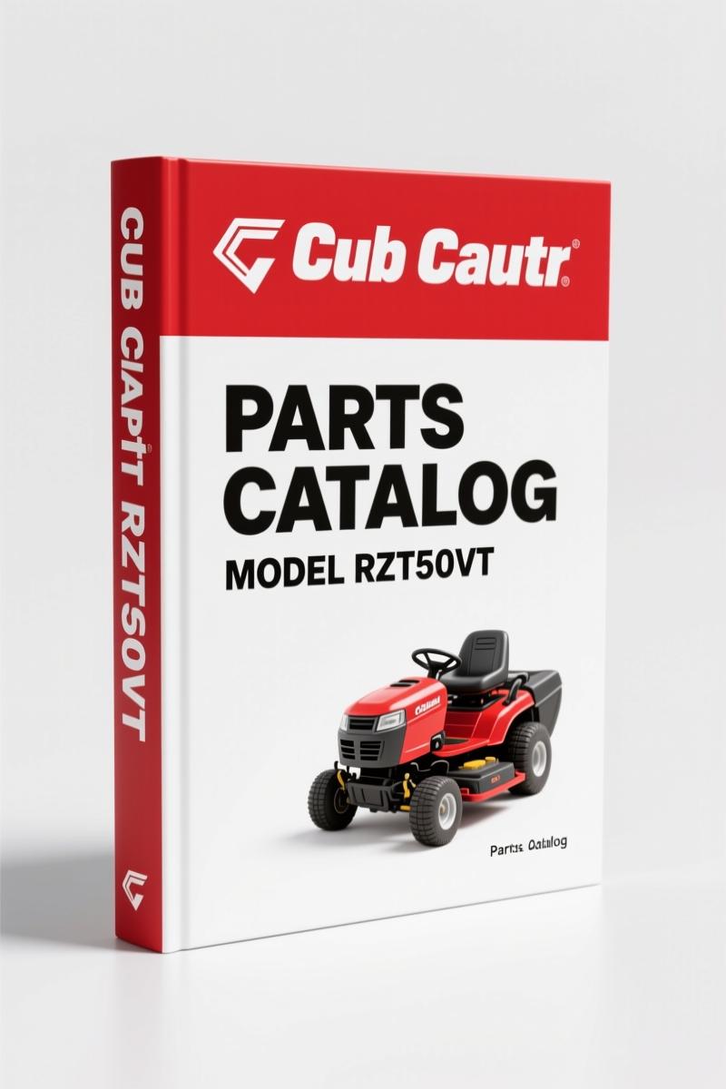 Cub Cadet RZT50VT 2010 Parts Catalog – OEM Part Numbers & Exploded Views