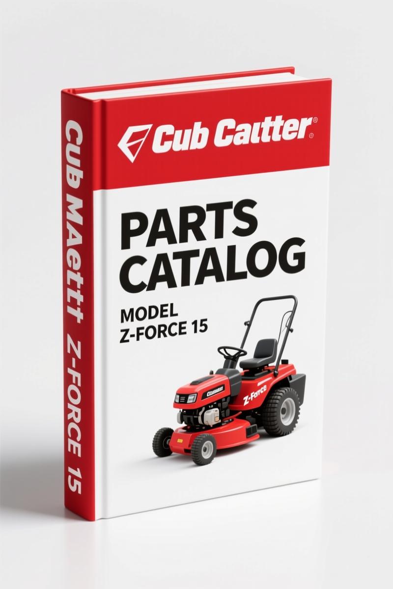 Cub Cadet Z-Force 15 Parts Catalog – 56 Pages of OEM Part Data