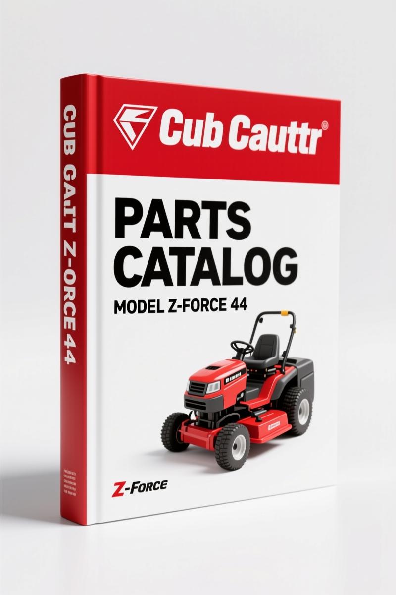 Cub Cadet Z-Force 44 2008 Parts Catalog – 72 Pages OEM | AutoFix Global