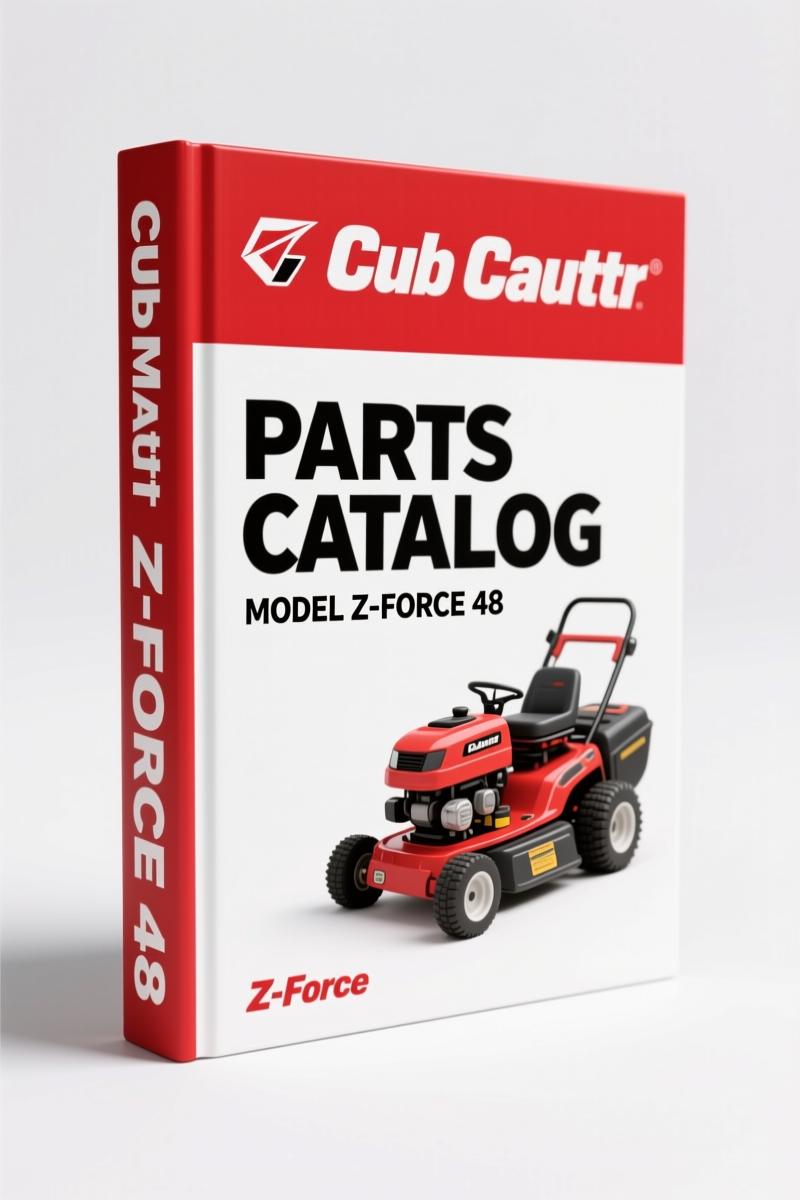 Cub Cadet Z-Force 48 Parts Catalog – 67 Pages of OEM Part Numbers
