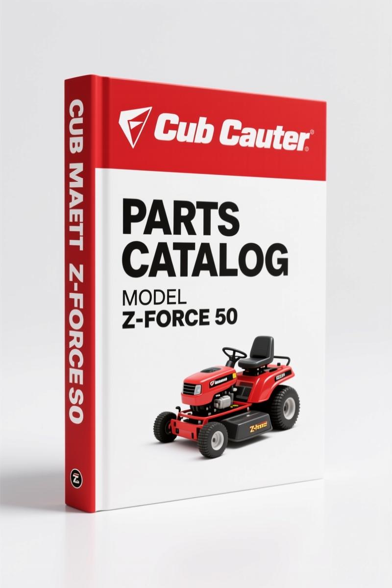 Cub Cadet Z-Force 50 Parts Catalog - OEM Part Numbers & Detailed Exploded Views