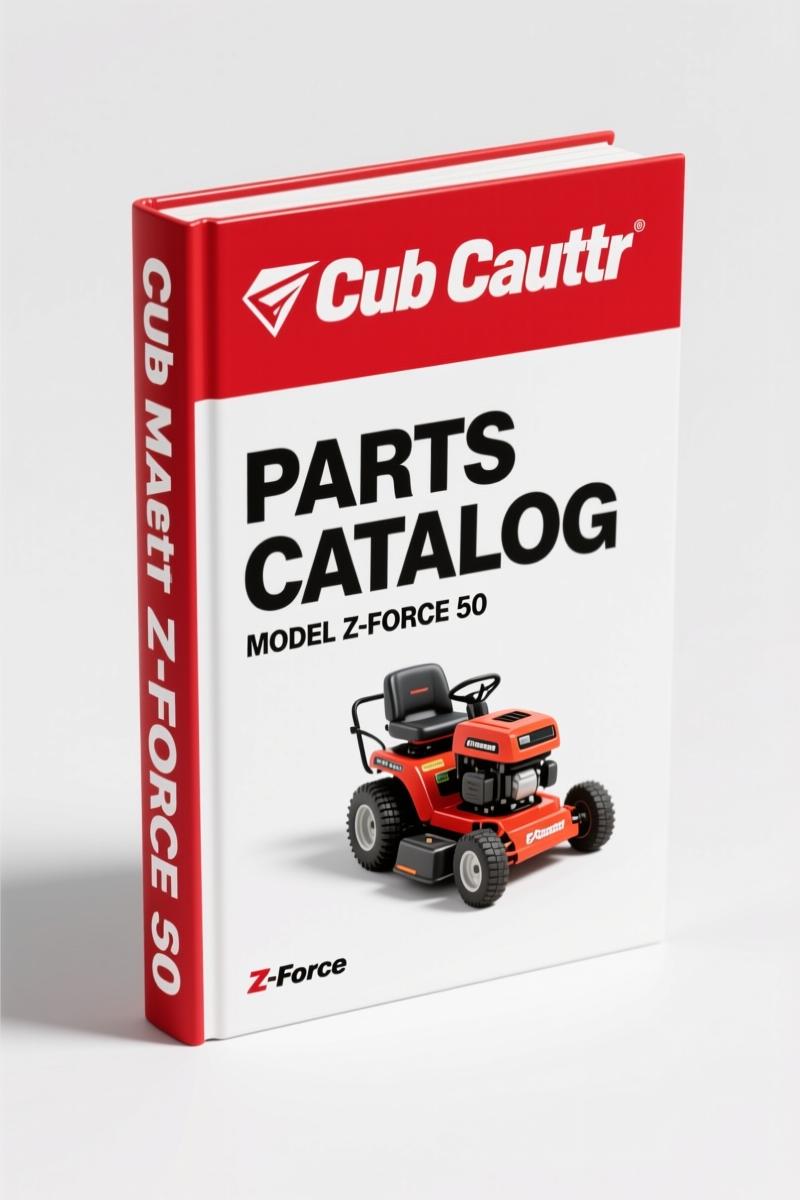 Cub Cadet Z-Force 50 Parts Catalog – 51 Pages of OEM Exploded Views