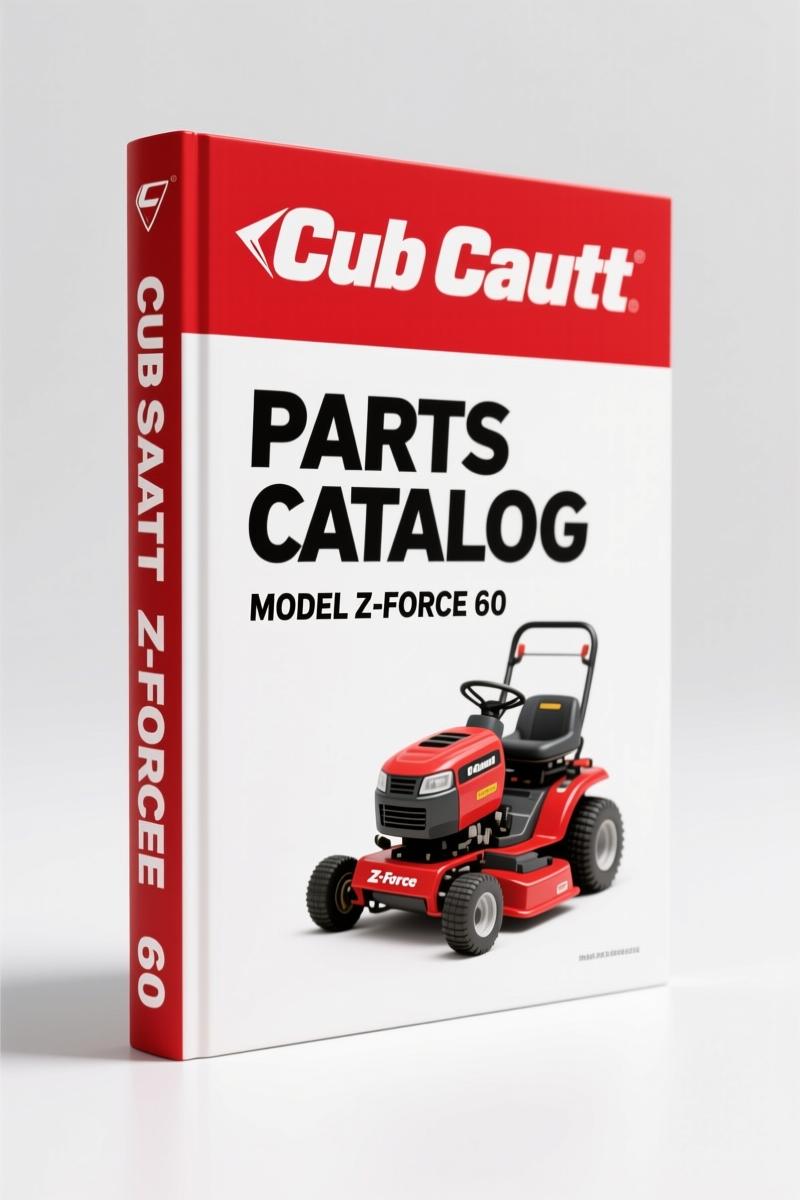 Cub Cadet Z-Force 60 Parts Catalog – 53 Pages of OEM Specs