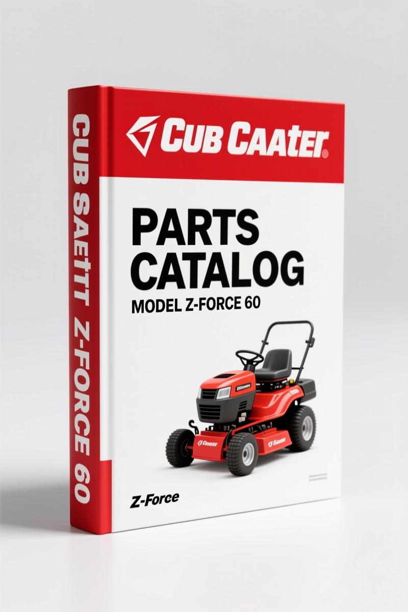 Cub Cadet Z-Force 60 Parts Catalog – 57 Pages of OEM Part Numbers and Exploded Views