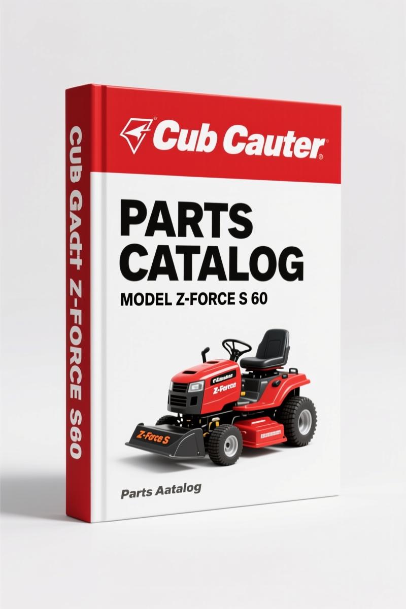 Cub Cadet Z-Force S 60 Parts Catalog – OEM Exploded Views & Part Numbers