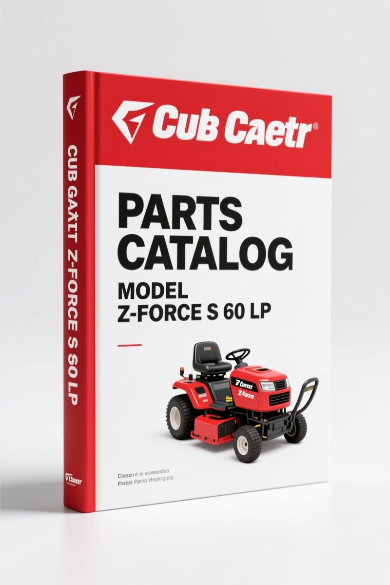 Cub Cadet Z-Force S 60 LP Parts Catalog – OEM Exploded Views