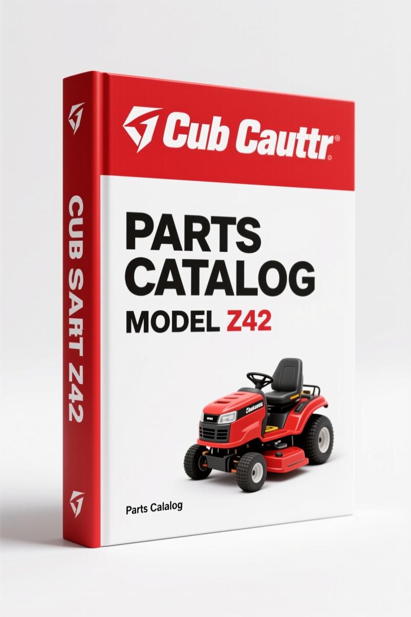 Cub Cadet Z42 1999 Parts Catalog – 55 Pages of OEM Exploded Views & Part Numbers