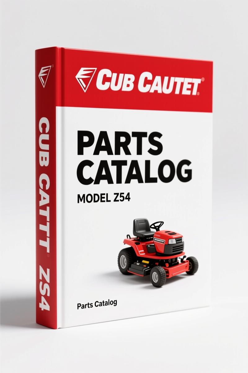 Cub Cadet Z54 Parts Catalog – 70 Pages of OEM Part Numbers