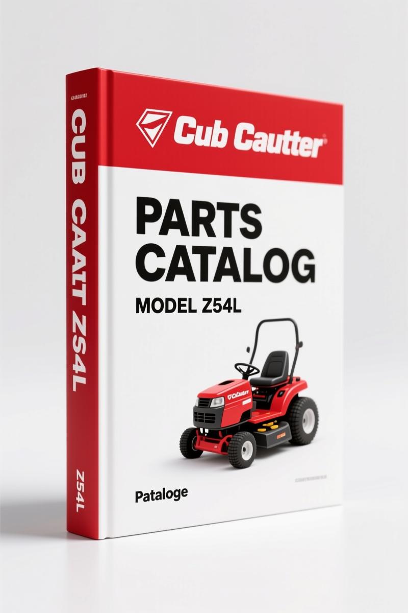 Cub Cadet Z54L Parts Catalog – 75 Pages of OEM Part Numbers