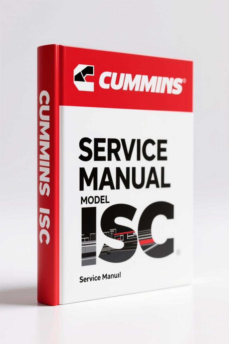 Cummins ISC 2006 Service Manual cover – OEM factory shop manual