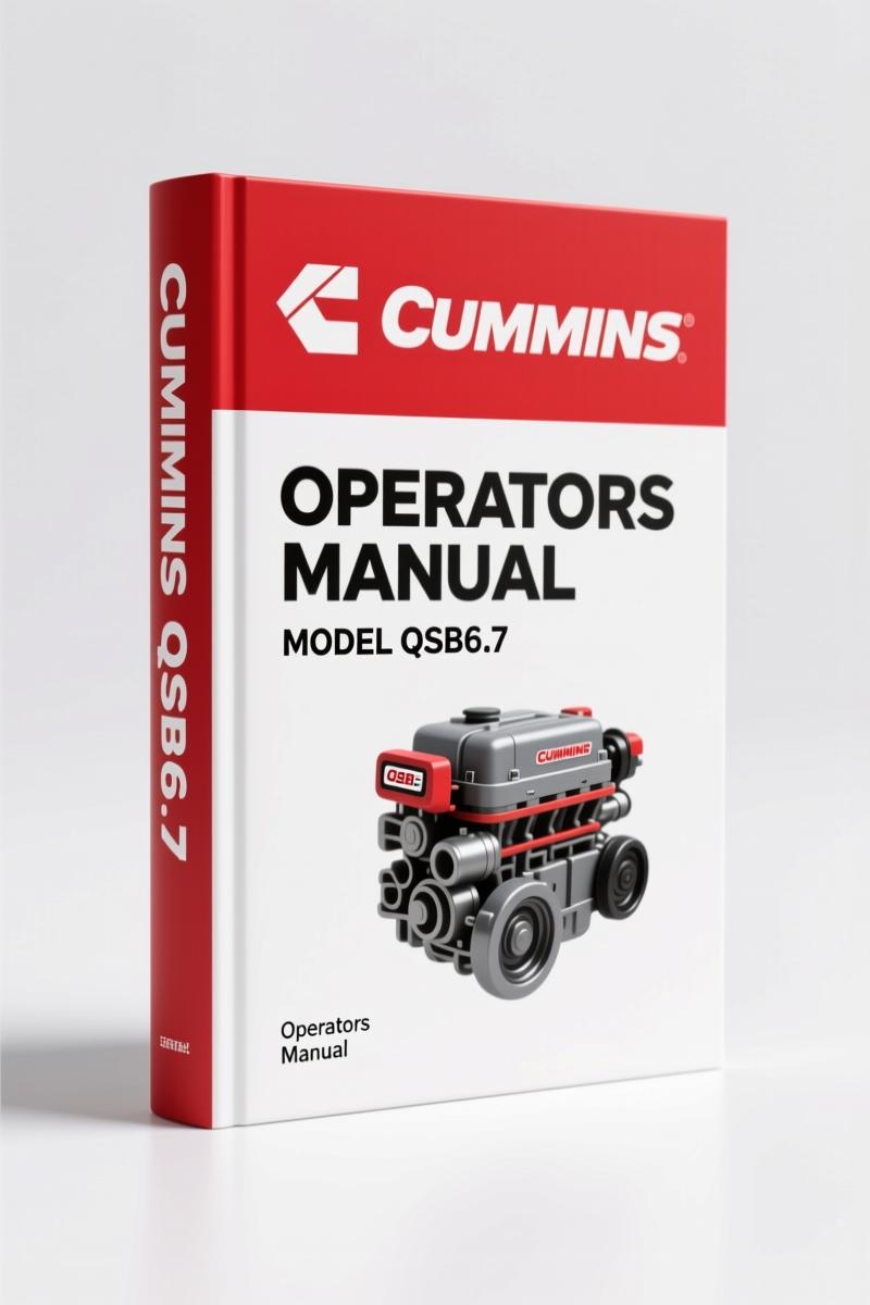 Cummins QSB6.7, QSB4.5 2006 Operators Manual – 340 Pages