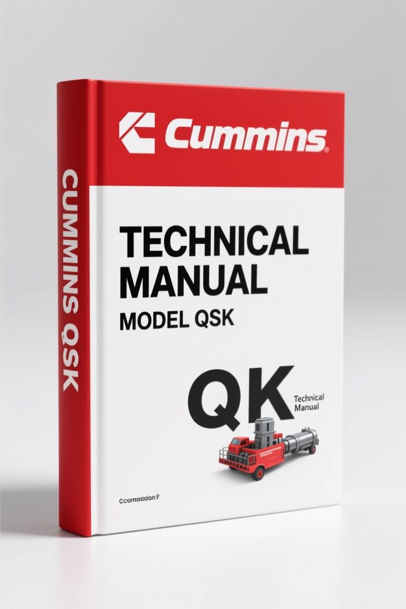 Cummins QSK 2008 Technical Manual – 54-Page OEM Engine Handbook