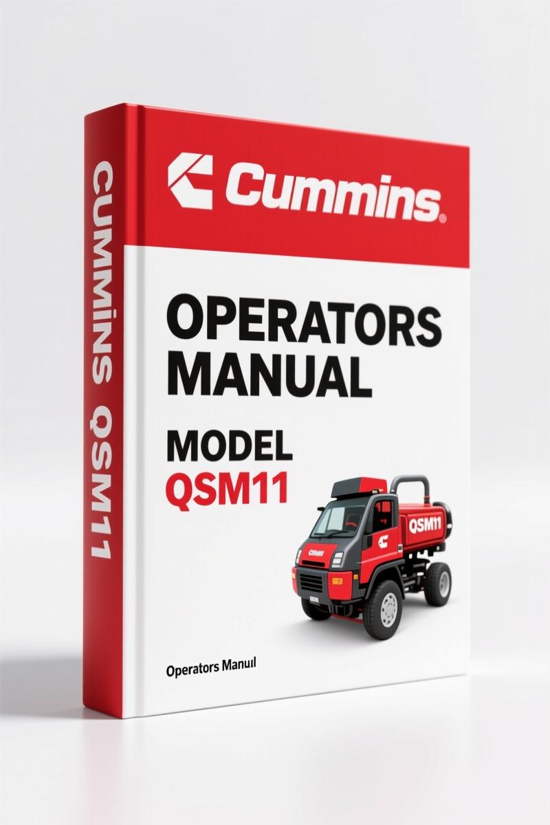 Cummins QSM11 2005 Operators Manual – Factory Specs